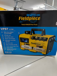 Fieldpiece 8CFM vacuum pump and micron gauge
