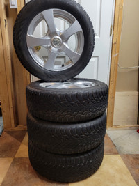 16" Nokian Hakkapeliitta R3 Winter Tires on Rims (205/60R16 96R)
