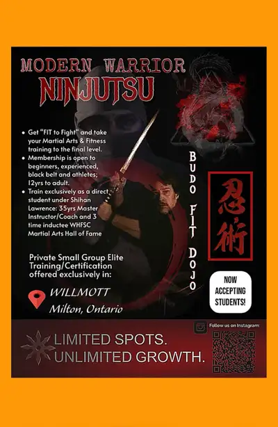 Learn Modern Warrior Ninjutsu in Halton Region, View more