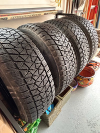 Bridgestone Blizzak P255/65R18 Winter Tires