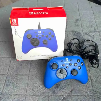 Blue Nintendo Wired Controller, View more