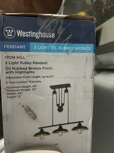 Vintage looking farm style pendant light, View more