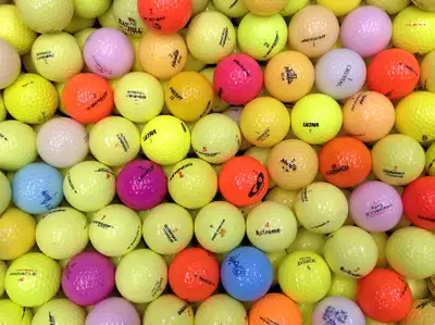 Coloured Golf Balls $10/dozen Pick out your own golf balls, View more