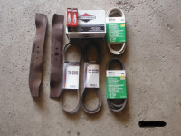 New Blades and Belts for 38" Riding Lawn Mower