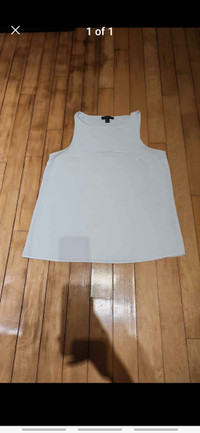 Primark White Rayon Tank Top