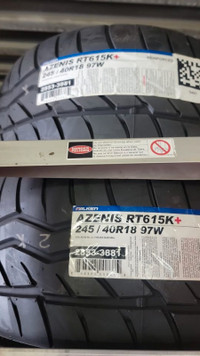 245/40R18 tires for sale : Falken Azenis RT615K+