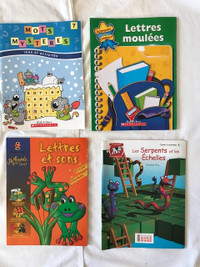 Learning French -letters and words books -activity books
