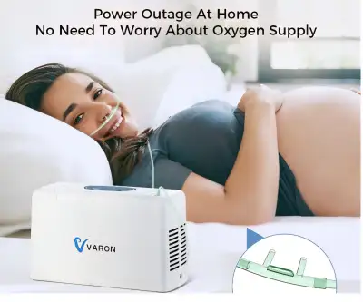 Provides continuous medical-grade oxygen. -Convenient/portable -Rechargeable battery -No oxygen tank...