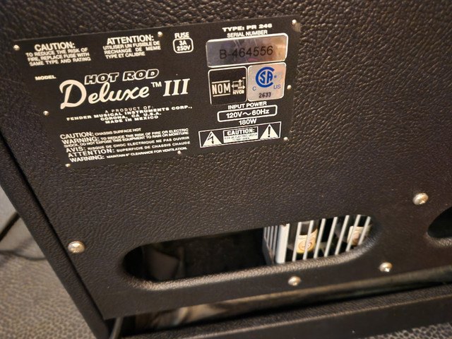 Fender hot rod deluxe 3 dans Amplificateurs et pédales  à Drummondville - Image 3