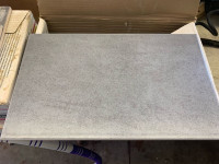 Ceramic tile, grey - 1 full, 1 partial box