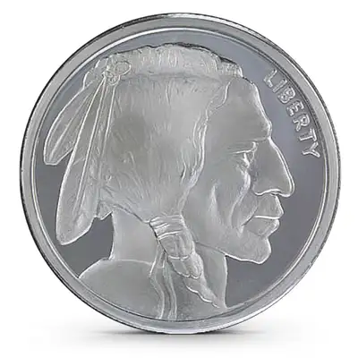 5 oz Buffalo Pure Silver Round, View more