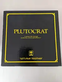 Plutocrat Financial Money Management Game Educational 1991