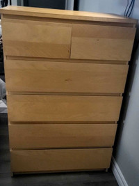 Ikea Malm 6 Drawer Dresser 