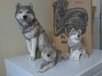 Sandicast Wolf Sculptures