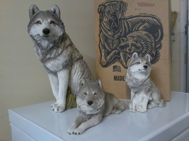 Sandicast Wolf Sculptures in Arts & Collectibles in Annapolis Valley
