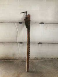 Antique wood clamp