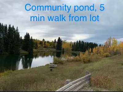 Recreational camping lot for sale in beautiful Bergen Springs Estates. 10 mins south of Sundre Alber...