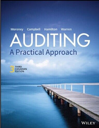 Auditing: A Practical Approach, 3rd Canadian Edition