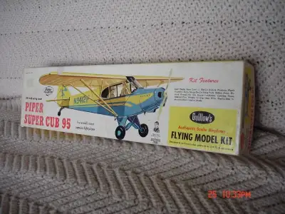 DO NOT TEXT !!! This Piper Super Cub balsa wood kit is guaranteed to be complete. Instruction sheet...