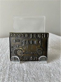 BELT BUCKLE-FORD-CIRCA 1970-USED