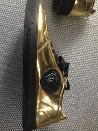 NEW Versace gold shoes size 40