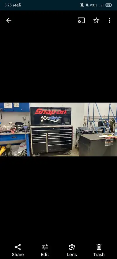 KRL Snap On Tool Box (With Hutch), Voir plus