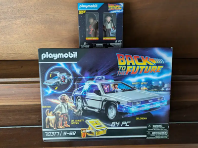 PLAYMOBIL Back To The Future 70317 70459 voiture Delorean, View more
