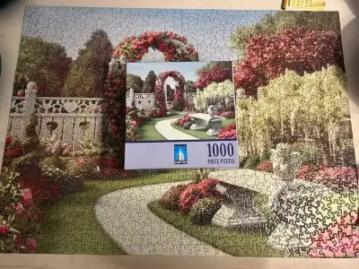 Casse-tête 1000 Mcx. - L'allée Fleurie, View more