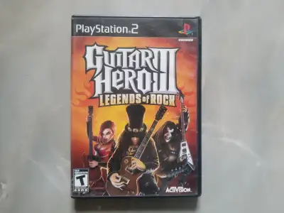 Guitar Hero 3 for PS2 Tested and comes guaranteed to be working Tons of other PS2 games also availab...