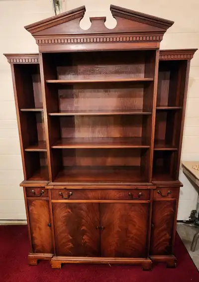 Beautiful Antique Flame Mahogany 1pc Book Shelf - Read AD, View more
