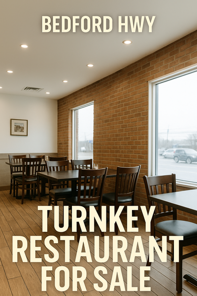 Turnkey Restaurant – Bedford Highway (Approx. 1000 sq ft, Fully Equipped) price $135000 firm price r...