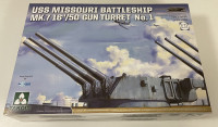 Takom 1/72 USS Missouri Battleship Mk.7 16” 50 Gun Turret No.1
