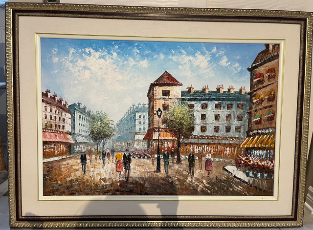 Painting/scene of Paris in Home Décor & Accents in Gatineau - Image 3
