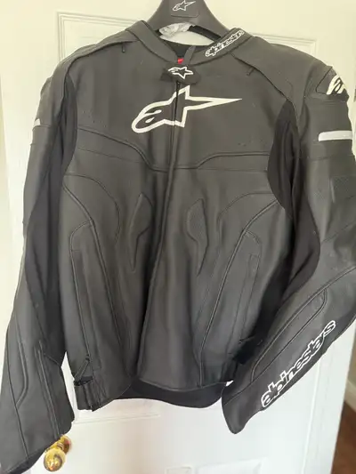 Alpinestars Black Leather Racing  CELER Jacket – size 60 (3XL), View more