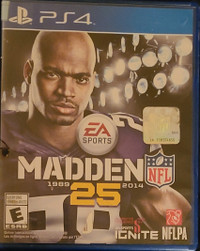 Ps4 game Madden 25