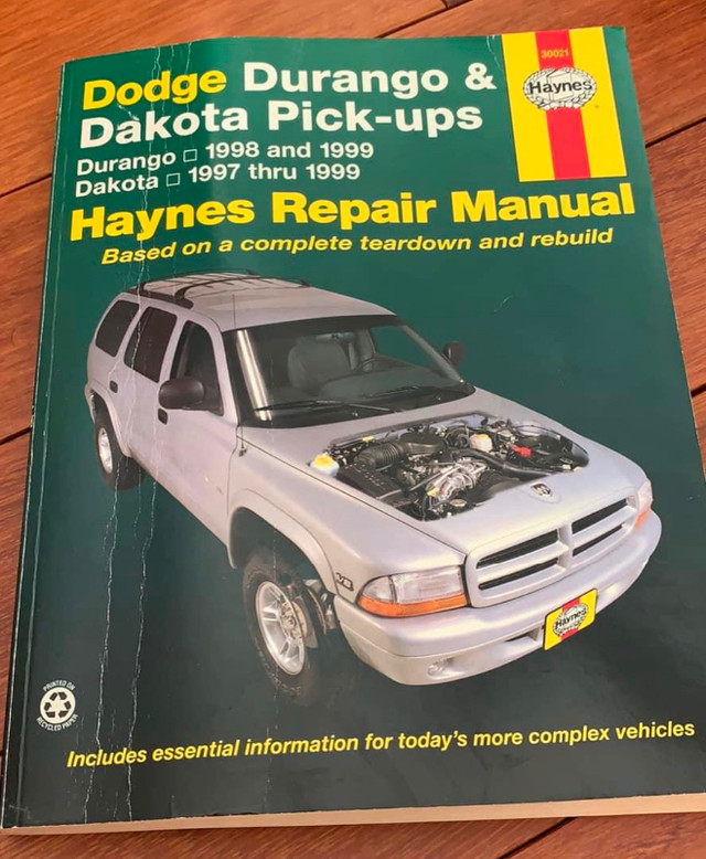 Haynes Durango and Dakota Repair Manual in Other in St. Albert