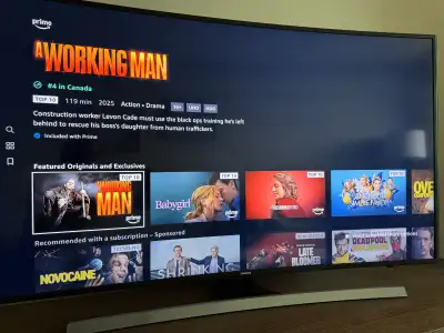 Samsung Curved TV - Smart TV 55" 6800 series Must Go due to moving
