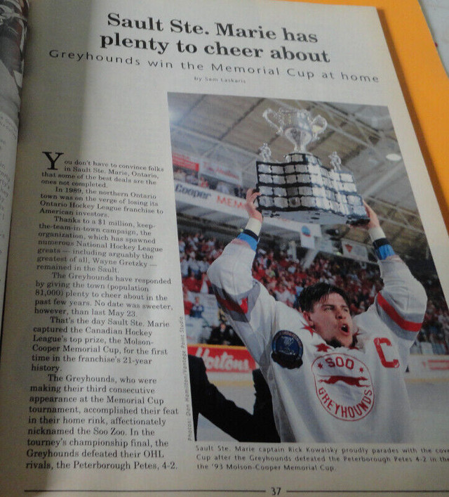 Canadian Hockey Magazine Vol 16 No 5 1993 1994 in Magazines in Kawartha Lakes - Image 3