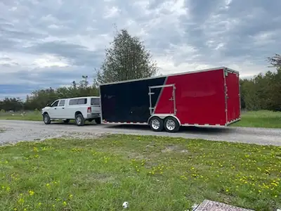 2018 Discovery Trailer: Certified Enclosed Car Hauler.