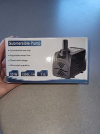 Submersible water pump