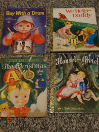 Little Golden Books, 4, like new,vintage too, Pics  by E.Wilkins