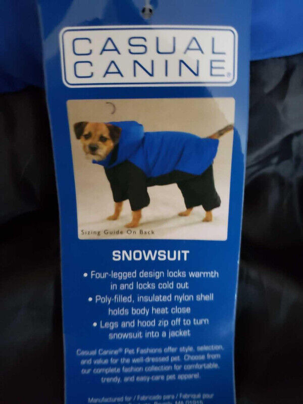 NWT CASUAL CANINE XL SNOWSUIT in Accessories in Regina - Image 4