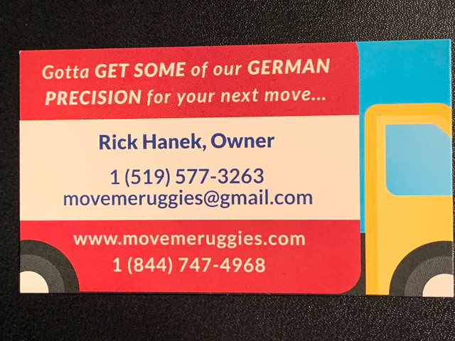 PROFESSIONAL MOVERS KNOWN FOR GERMAN PRECISION AND DETAIL in Moving & Storage in Kitchener / Waterloo - Image 2