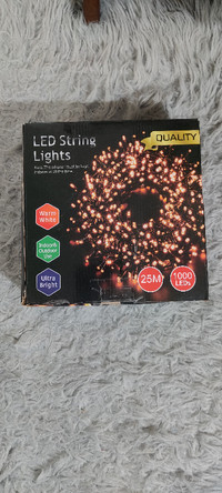 82FT 1000LEDs Fairy Lights with 8 Flashing Mode Outdoor/Indoor