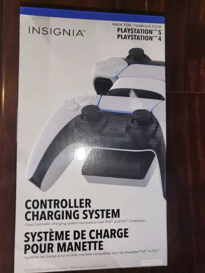 Insignia Dual Controller Charging System for PS5 and PS4. Charge 2 Controller Simultaneously. NS-PSU...