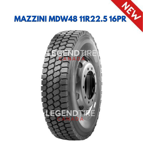 MAZZINI Tires MDW48 11R22.5 16PR in Tires & Rims in Oshawa / Durham Region