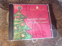 CD de musique de Noël. Home for the holidays. 