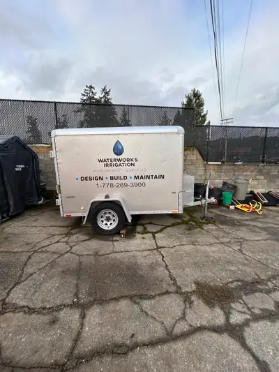 Well-maintained and dependable 2008 Wells Cargo enclosed utility trailer for sale. This trailer has...