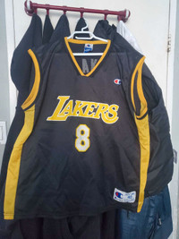 Nike Champion NBA LA Lakers #8 Kobe Bryant black jersey Large 