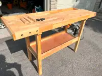 Multi-function Wood Workbench